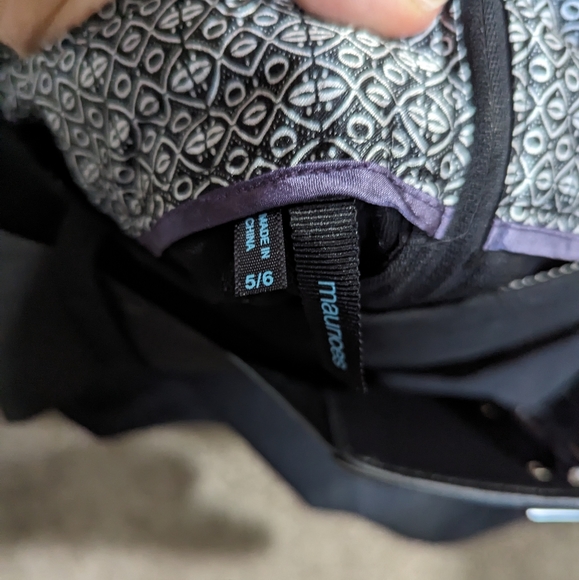 Maurices Black Skirt w/ Wide belt - Picture 2 of 4